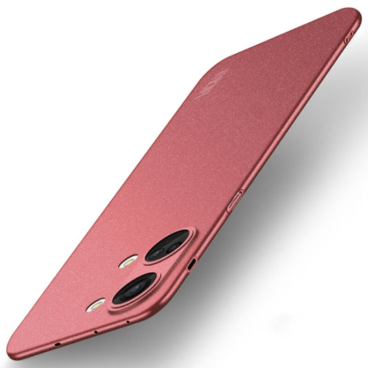 For OnePlus Ace 2V / Nord 3 MOFI Fandun Series Frosted PC Ultra-thin All-inclusive Phone Case(Red) - OnePlus Cases by MOFI | Online Shopping South Africa | PMC Jewellery