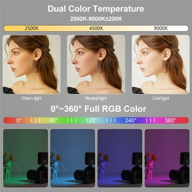 VLOGLITE T64RGB Mini Pocket Beauty Light Portable RGB Fill Light Cell Phone Camera Video Fill Light - free shipping - PMC TechLife - Order now!