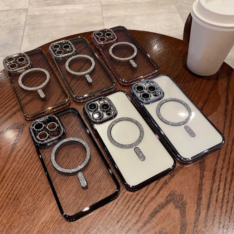 For iPhone 13 Pro Diamond Plated MagSafe TPU Phone Case(Black) - iPhone 13 Pro Cases by PMC TechLife | Online Shopping South Africa | PMC TechLife | Buy Now Pay Later Mobicred