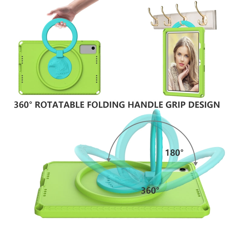 For Lenovo M10 Plus Gen3 TB-125F 10.6 EVA Hybrid PC Shockproof Tablet Case(Grass Green) - Lenovo by PMC TechLife | Online Shopping South Africa | PMC TechLife | Buy Now Pay Later Mobicred