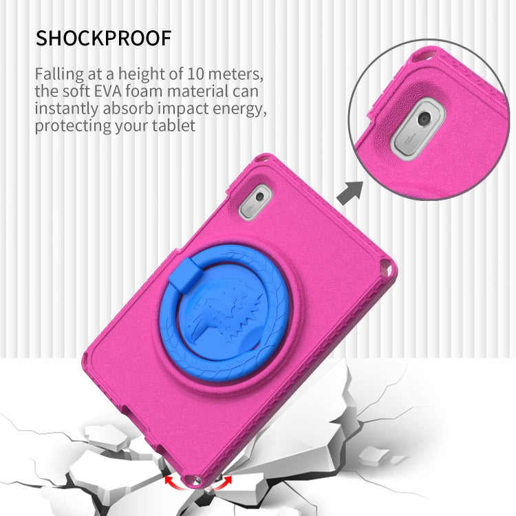 For Lenovo Tab M9 2023 EVA Hybrid PC Shockproof Tablet Case(Rose Red) - Lenovo by PMC TechLife | Online Shopping South Africa | PMC TechLife | Buy Now Pay Later Mobicred