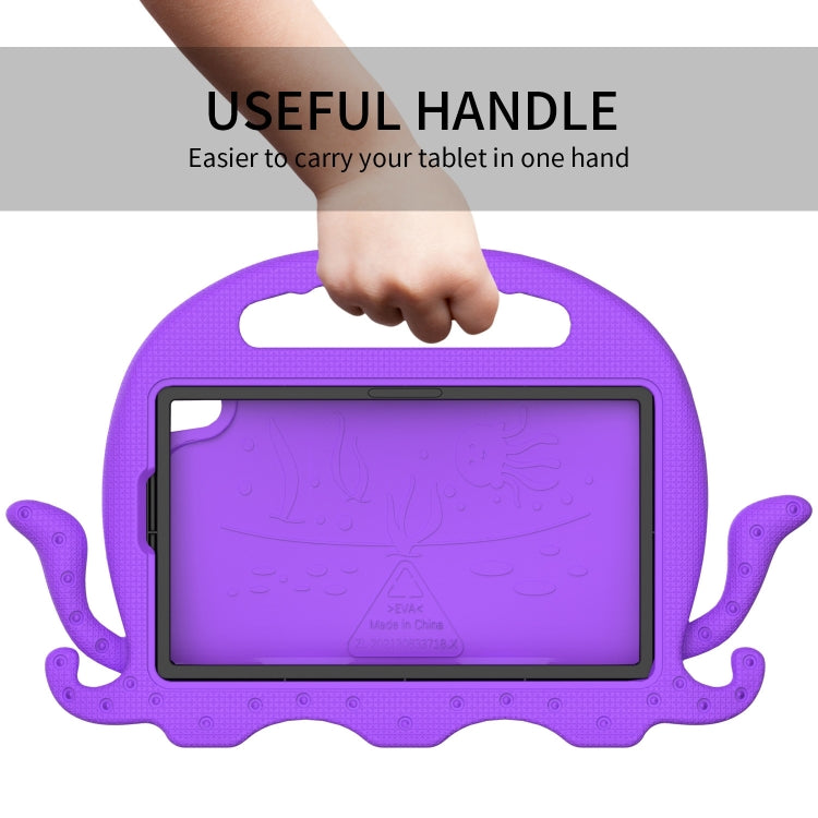 For TCL Tab 8 LE / WiFi 2023 Octopus Style EVA Hybrid PC Shockproof Tablet Case with Strap(Purple) - Others by PMC TechLife | Online Shopping South Africa | PMC TechLife | Buy Now Pay Later Mobicred