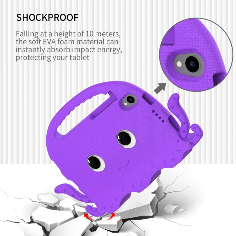For TCL Tab 8 LE / WiFi 2023 Octopus Style EVA Hybrid PC Shockproof Tablet Case with Strap(Purple) - Others by PMC TechLife | Online Shopping South Africa | PMC TechLife | Buy Now Pay Later Mobicred