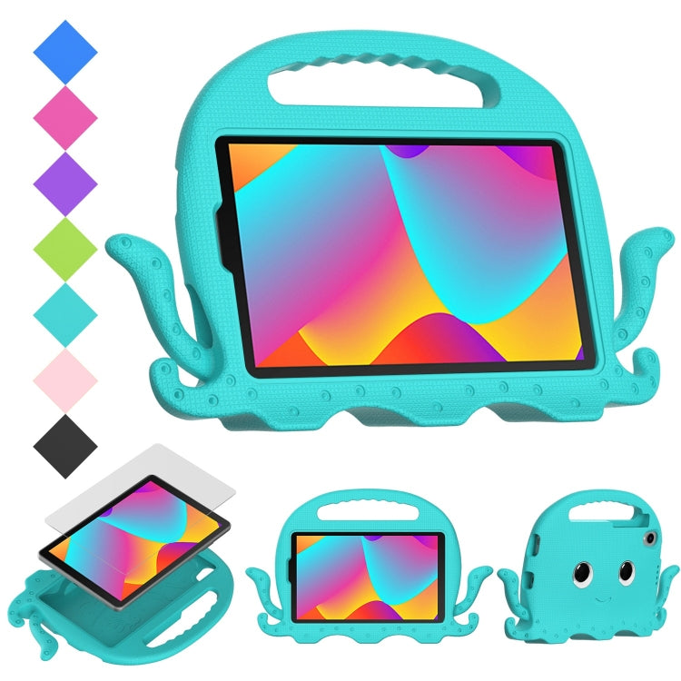 For TCL Tab 8 LE / WiFi 2023 Octopus Style EVA Hybrid PC Shockproof Tablet Case with Strap(Glacial Green) - Others by PMC TechLife | Online Shopping South Africa | PMC TechLife | Buy Now Pay Later Mobicred