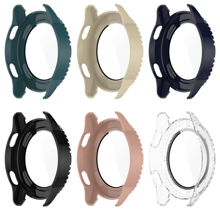 For Xiaomi Watch S3 PC + Tempered Film Integrated Watch Protective Case(Pink) - Watch Cases by PMC TechLife | Online Shopping South Africa | PMC TechLife | Buy Now Pay Later Mobicred