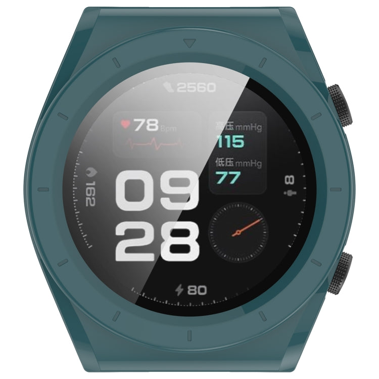 For Xiaomi Watch H1 PC + Tempered Film Integrated Watch Protective Case(Green) - Watch Cases by PMC TechLife | Online Shopping South Africa | PMC TechLife | Buy Now Pay Later Mobicred