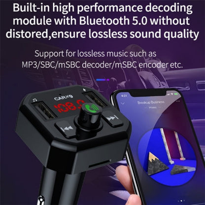 Dual USB Ports Car MP3 Player Automatic Power-off Memory Bluetooth Call FM Transmitter - Bluetooth Car Kits by PMC Jewellery | Online Shopping South Africa | PMC Jewellery | Buy Now Pay Later Mobicred