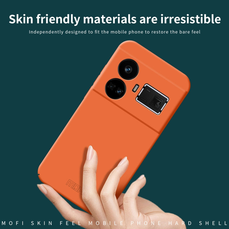 For Realme GT5 MOFI Qin Series Skin Feel All-inclusive PC Phone Case(Blue) - Realme Cases by MOFI | Online Shopping South Africa | PMC TechLife | Buy Now Pay Later Mobicred