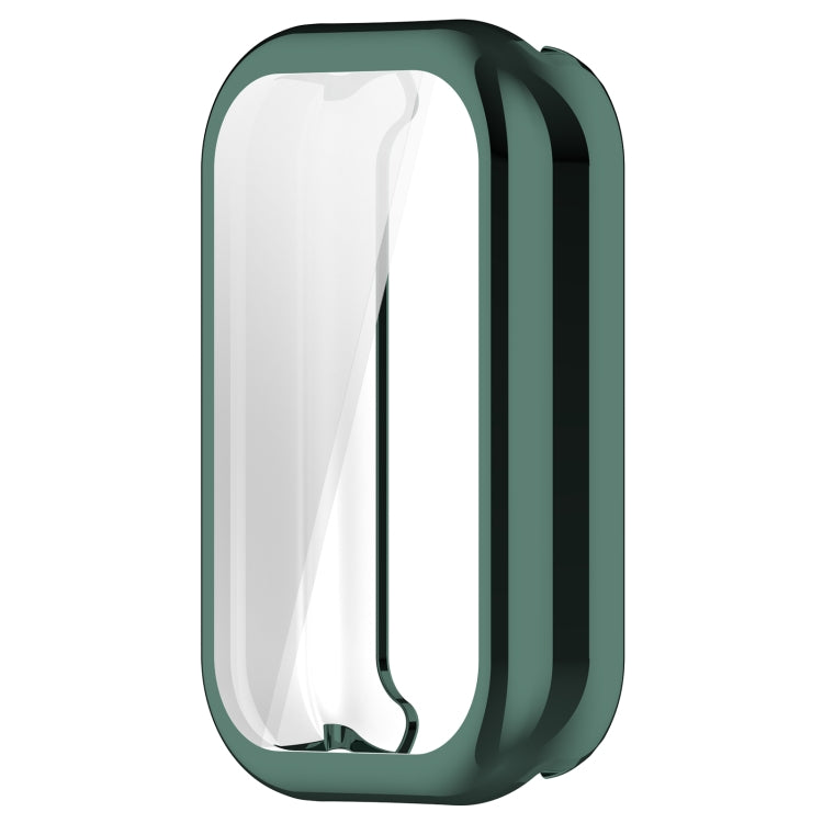 For Xiaomi Smart Band 8 Active Full Package TPU Electroplated Watch Protective Case(Green) - Watch Cases by PMC TechLife | Online Shopping South Africa | PMC TechLife | Buy Now Pay Later Mobicred
