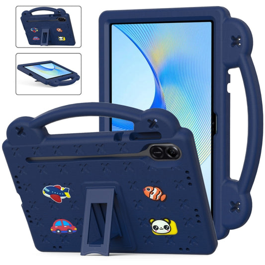 For Honor Pad X9 / X9 2024 Handle Kickstand Children EVA Shockproof Tablet Case(Navy Blue) - Honor by PMC Jewellery | Online Shopping South Africa | PMC Jewellery | Buy Now Pay Later Mobicred