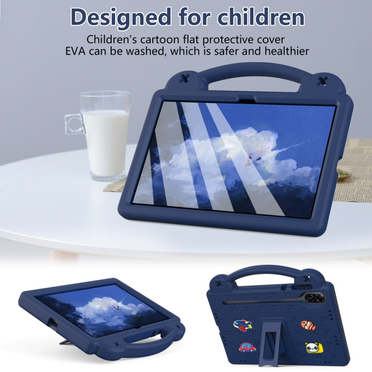 For Honor X8 Pro 11.5 Handle Kickstand Children EVA Shockproof Tablet Case(Navy Blue) - Honor by PMC TechLife | Online Shopping South Africa | PMC TechLife | Buy Now Pay Later Mobicred
