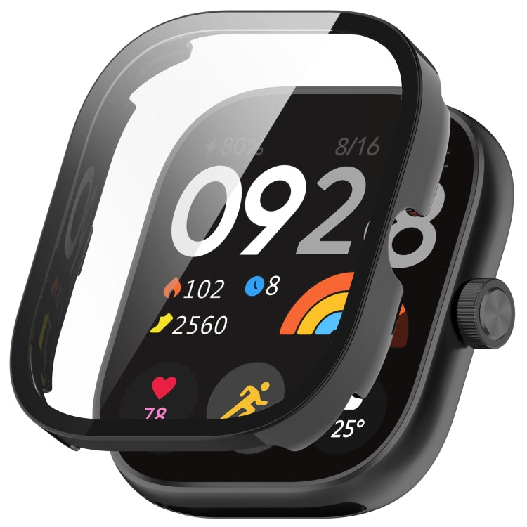 For Redmi Watch 4 Tempered Film Integrated PC Watch Protective Case(Black) - free shipping - PMC TechLife - Order now!