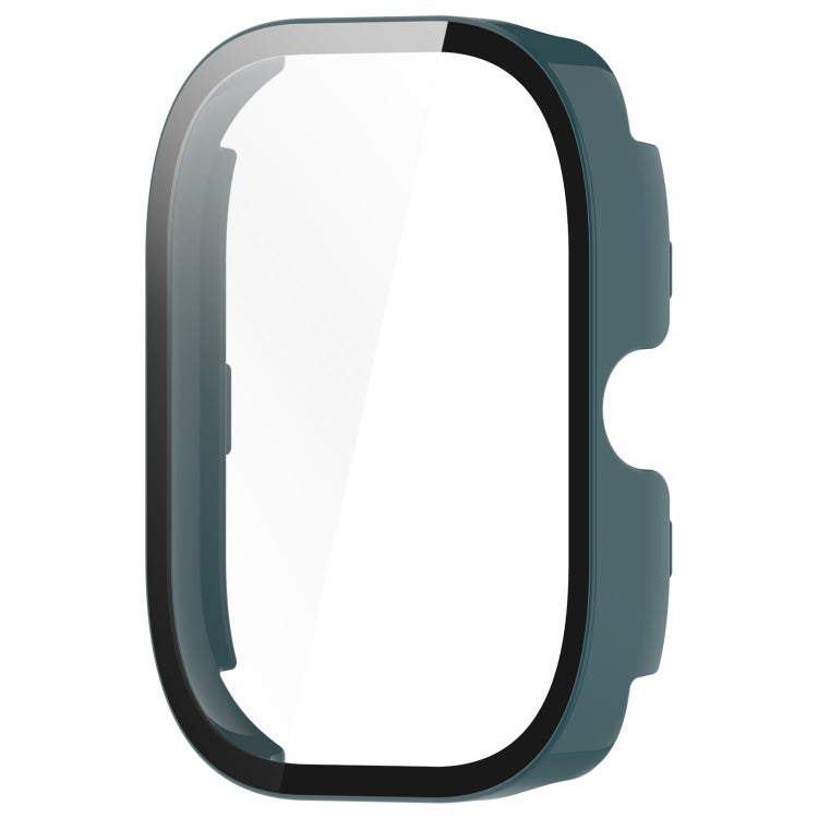For Redmi Watch 4 Tempered Film Integrated PC Watch Protective Case(Pine Green) - Watch Cases by PMC TechLife | Online Shopping South Africa | PMC TechLife | Buy Now Pay Later Mobicred