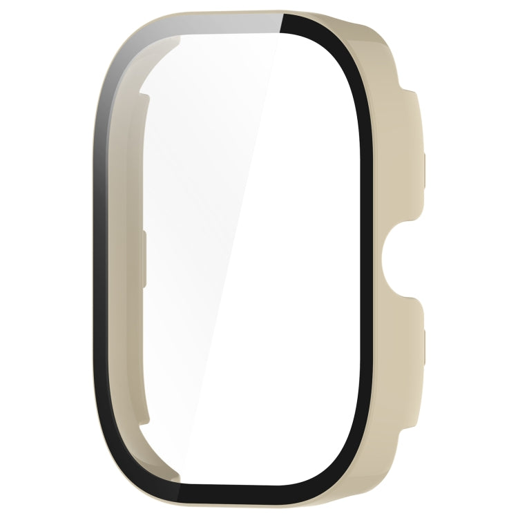 For Redmi Watch 4 Tempered Film Integrated PC Watch Protective Case(White) - Watch Cases by PMC TechLife | Online Shopping South Africa | PMC TechLife | Buy Now Pay Later Mobicred