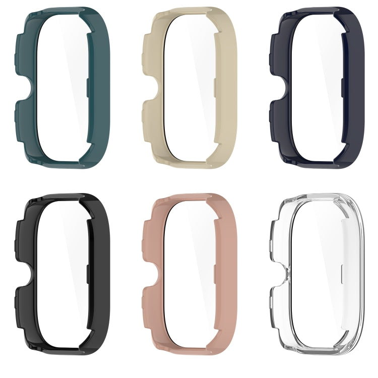 For Redmi Watch 4 Tempered Film Integrated PC Watch Protective Case(Pine Green) - Watch Cases by PMC TechLife | Online Shopping South Africa | PMC TechLife | Buy Now Pay Later Mobicred