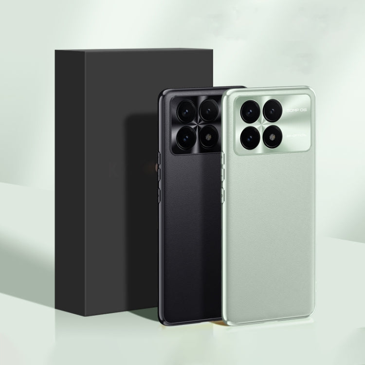 For Xiaomi Redmi K70 Pro Plain-leather All-inclusive Shockproof Phone Case(Black) - free shipping - PMC Jewellery - Order now!