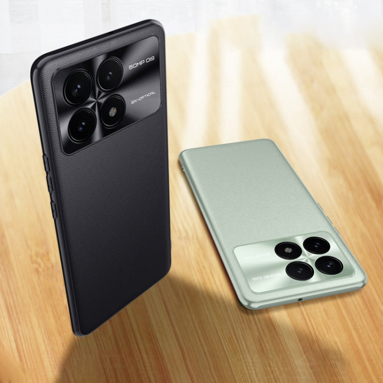 For Xiaomi Redmi K70 Pro Plain-leather All-inclusive Shockproof Phone Case(Black) - free shipping - PMC Jewellery - Order now!