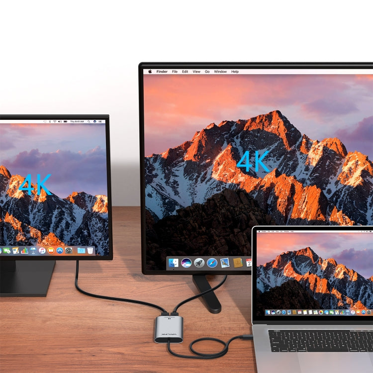 WAVLINK WL-UTA02H Multi-Screen Extender Converter Thunderbolt 3 to Dual HDMI Adapter - Converter by WAVLINK | Online Shopping South Africa | PMC Jewellery | Buy Now Pay Later Mobicred