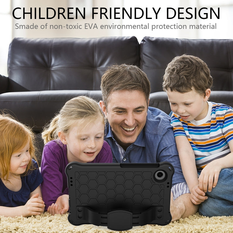 For Alcatel Joy Tab2 2020 / 3T 8.0 Honeycomb EVA Hybrid PC Tablet Case with Strap(Black+Black) - Others by PMC TechLife | Online Shopping South Africa | PMC TechLife | Buy Now Pay Later Mobicred