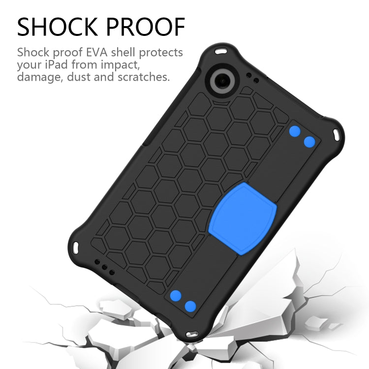 For Alcatel Joy Tab2 2020 / 3T 8.0 Honeycomb EVA Hybrid PC Tablet Case with Strap(Black+Blue) - Others by PMC TechLife | Online Shopping South Africa | PMC TechLife | Buy Now Pay Later Mobicred