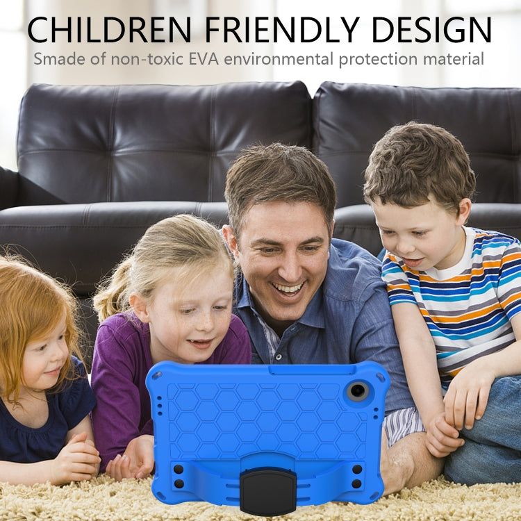 For Alcatel Joy Tab2 2020 / 3T 8.0 Honeycomb EVA Hybrid PC Tablet Case with Strap(Blue+Black) - Others by PMC TechLife | Online Shopping South Africa | PMC TechLife | Buy Now Pay Later Mobicred