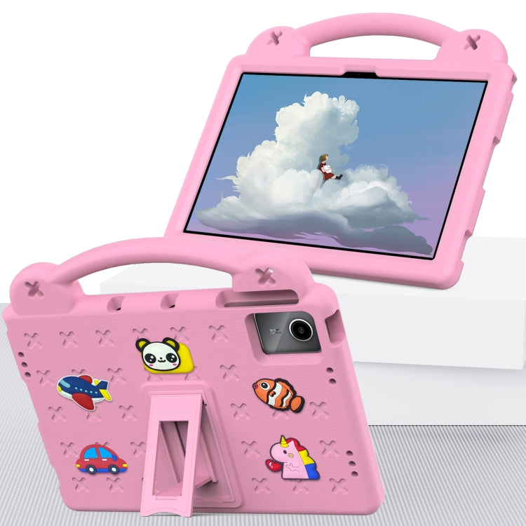 For TCL Tab 11 9466x3 Handle Kickstand Children EVA Shockproof Tablet Case(Pink) - Others by PMC TechLife | Online Shopping South Africa | PMC TechLife | Buy Now Pay Later Mobicred
