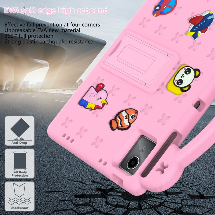 For TCL Tab 11 9466x3 Handle Kickstand Children EVA Shockproof Tablet Case(Pink) - Others by PMC TechLife | Online Shopping South Africa | PMC TechLife | Buy Now Pay Later Mobicred