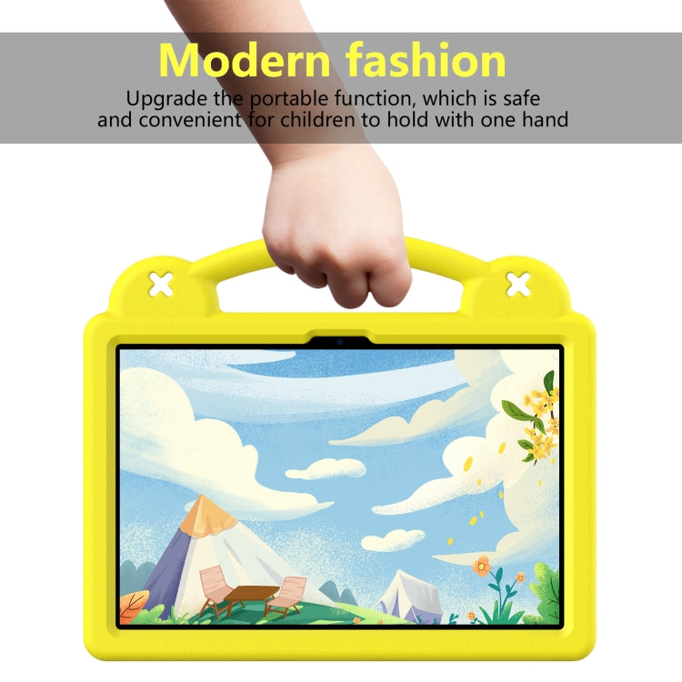 For TCL Nxt Pader 11 2023 Handle Kickstand Children EVA Shockproof Tablet Case(Yellow) - Others by PMC TechLife | Online Shopping South Africa | PMC TechLife | Buy Now Pay Later Mobicred