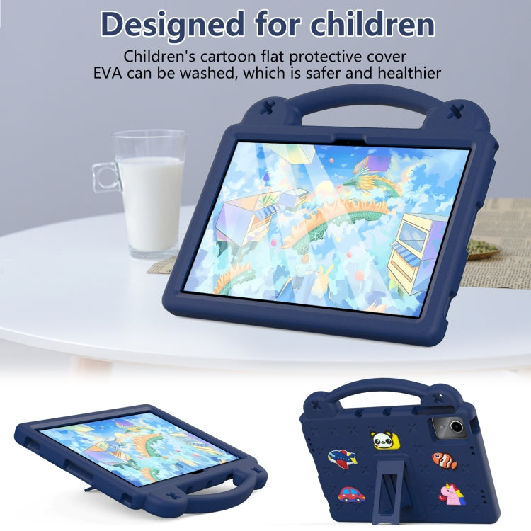 For TCL Nxt Pader 11 2023 Handle Kickstand Children EVA Shockproof Tablet Case(Navy Blue) - Others by PMC TechLife | Online Shopping South Africa | PMC TechLife | Buy Now Pay Later Mobicred