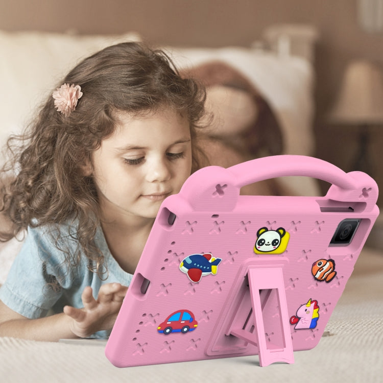 For TCL Tab 10 Gen2 10.36 2023 Handle Kickstand Children EVA Shockproof Tablet Case(Pink) - Others by PMC TechLife | Online Shopping South Africa | PMC TechLife | Buy Now Pay Later Mobicred