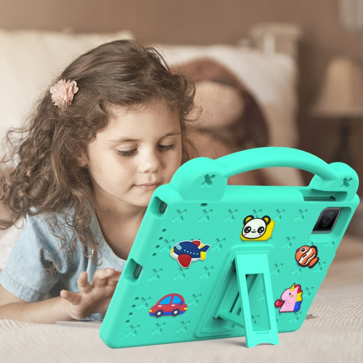 For TCL Tab 10 Gen2 10.36 2023 Handle Kickstand Children EVA Shockproof Tablet Case(Mint Green) - Others by PMC TechLife | Online Shopping South Africa | PMC TechLife | Buy Now Pay Later Mobicred