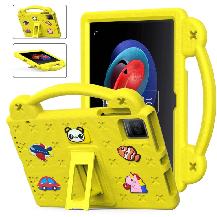 For TCL Tab 10 Gen2 10.36 2023 Handle Kickstand Children EVA Shockproof Tablet Case(Yellow) - Others by PMC TechLife | Online Shopping South Africa | PMC TechLife | Buy Now Pay Later Mobicred