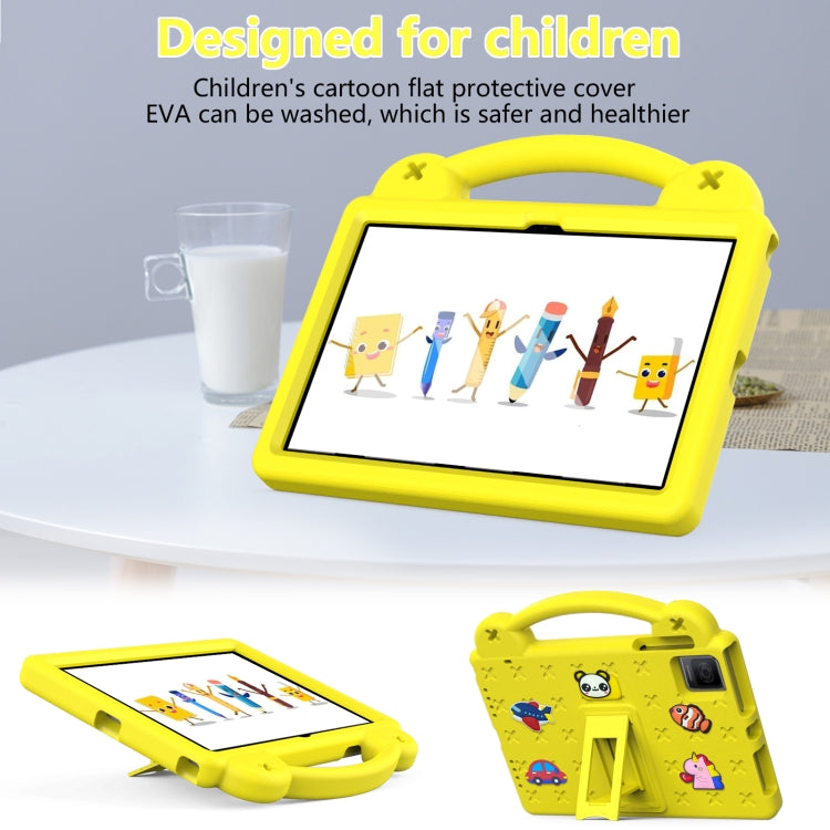 For TCL Tab 10 Gen2 10.36 2023 Handle Kickstand Children EVA Shockproof Tablet Case(Yellow) - Others by PMC TechLife | Online Shopping South Africa | PMC TechLife | Buy Now Pay Later Mobicred