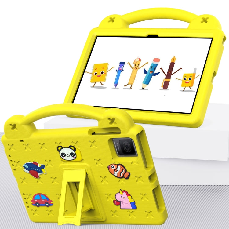 For TCL Tab 10 Gen2 10.36 2023 Handle Kickstand Children EVA Shockproof Tablet Case(Yellow) - Others by PMC TechLife | Online Shopping South Africa | PMC TechLife | Buy Now Pay Later Mobicred