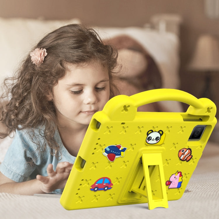 For TCL Tab 10 Gen2 10.36 2023 Handle Kickstand Children EVA Shockproof Tablet Case(Yellow) - Others by PMC TechLife | Online Shopping South Africa | PMC TechLife | Buy Now Pay Later Mobicred