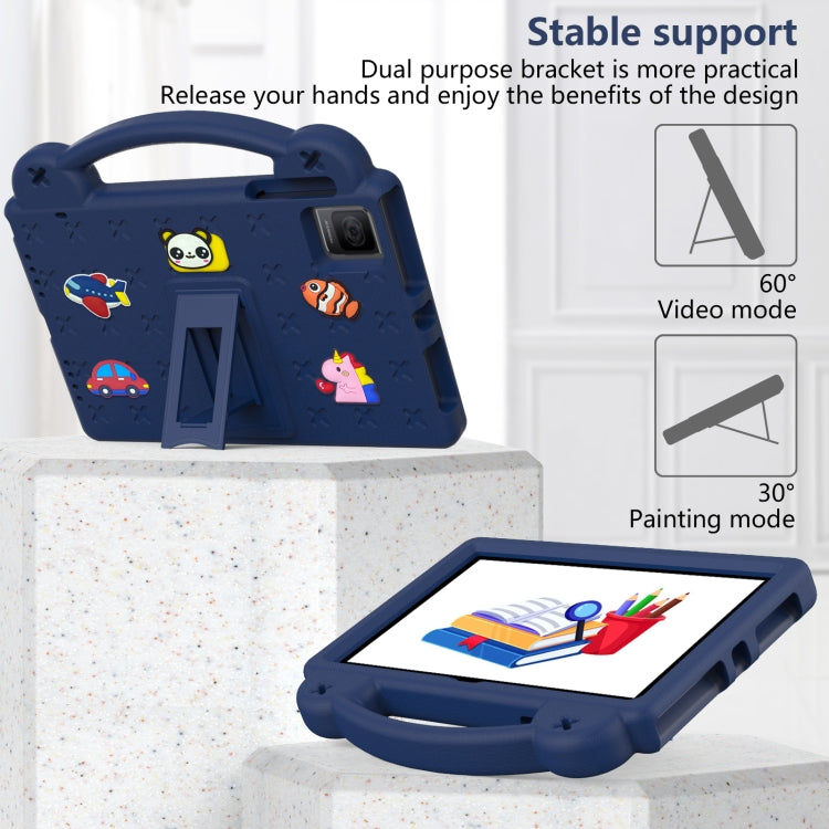 For TCL Tab 10 Gen2 10.36 2023 Handle Kickstand Children EVA Shockproof Tablet Case(Navy Blue) - Others by PMC TechLife | Online Shopping South Africa | PMC TechLife | Buy Now Pay Later Mobicred