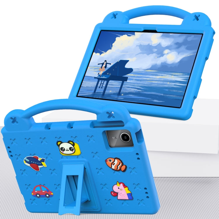For DOOGEE T30 Pro 11 2023 Handle Kickstand Children EVA Shockproof Tablet Case(Sky Blue) - Others by PMC TechLife | Online Shopping South Africa | PMC TechLife | Buy Now Pay Later Mobicred