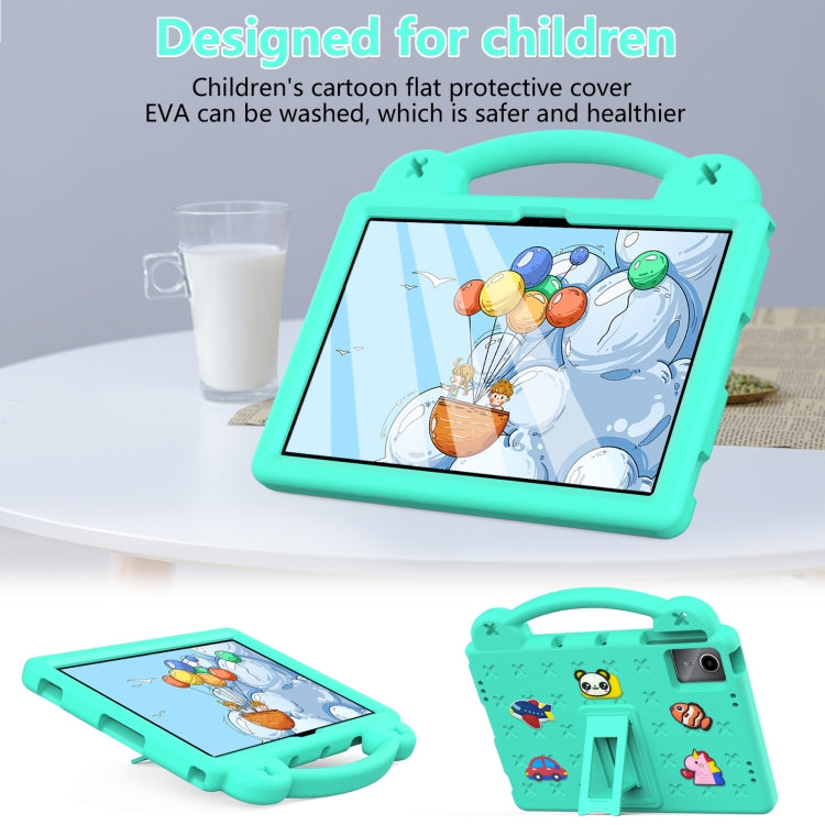 For Huawei MetePad 11 2023 / 2021 Handle Kickstand Children EVA Shockproof Tablet Case(Mint Green) - free shipping - PMC TechLife - Order now!