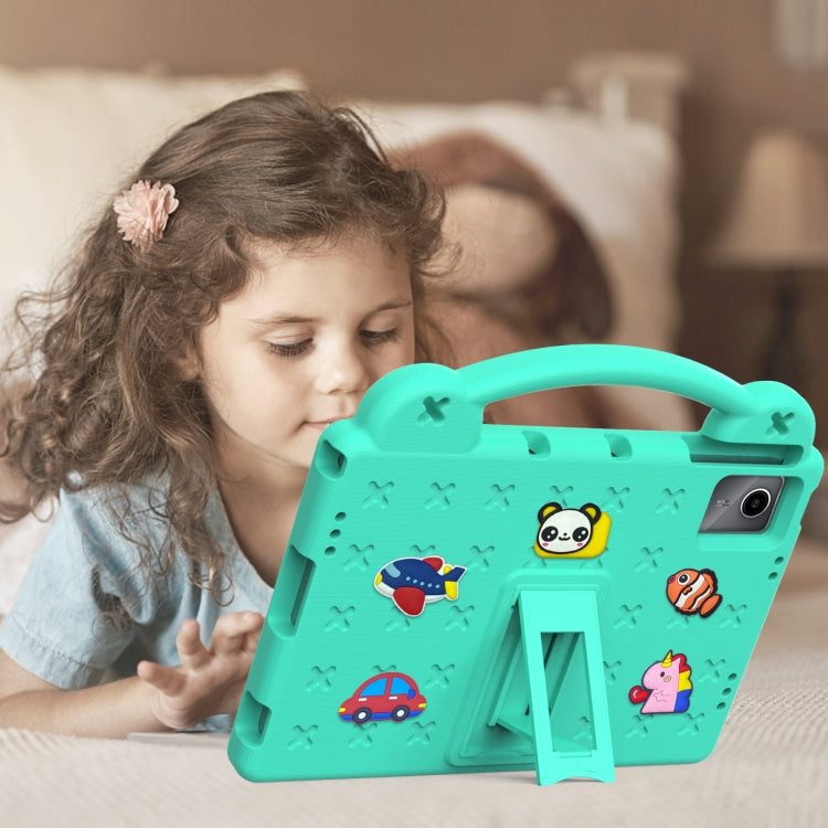 For Huawei MetePad 11 2023 / 2021 Handle Kickstand Children EVA Shockproof Tablet Case(Mint Green) - free shipping - PMC TechLife - Order now!