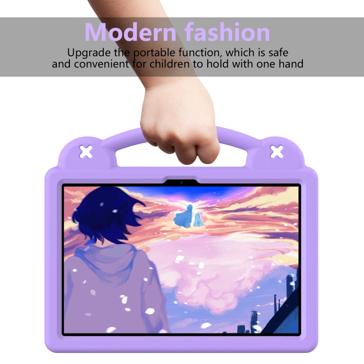 For Huawei MetePad 11 2023 / 2021 Handle Kickstand Children EVA Shockproof Tablet Case(Light Purple) - Huawei by PMC TechLife | Online Shopping South Africa | PMC TechLife | Buy Now Pay Later Mobicred