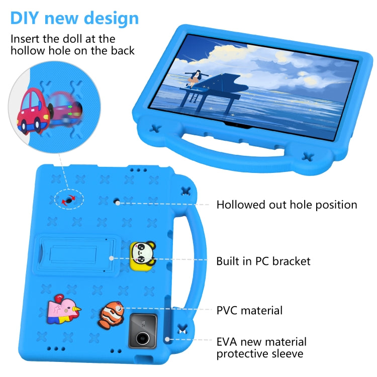For Onn Tbspg 100110027 2023 Handle Kickstand Children EVA Shockproof Tablet Case(Sky Blue) - Others by PMC TechLife | Online Shopping South Africa | PMC TechLife | Buy Now Pay Later Mobicred