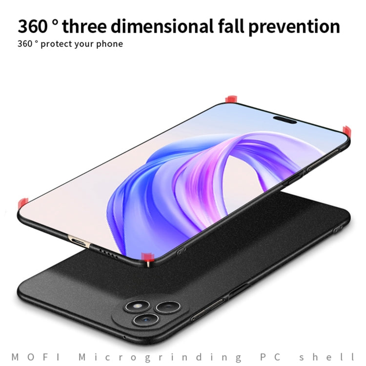 For Honor X50i+ / X50i Pro MOFI Fandun Series Frosted PC Ultra-thin All-inclusive Phone Case(Black) - Honor Cases by MOFI | Online Shopping South Africa | PMC Jewellery