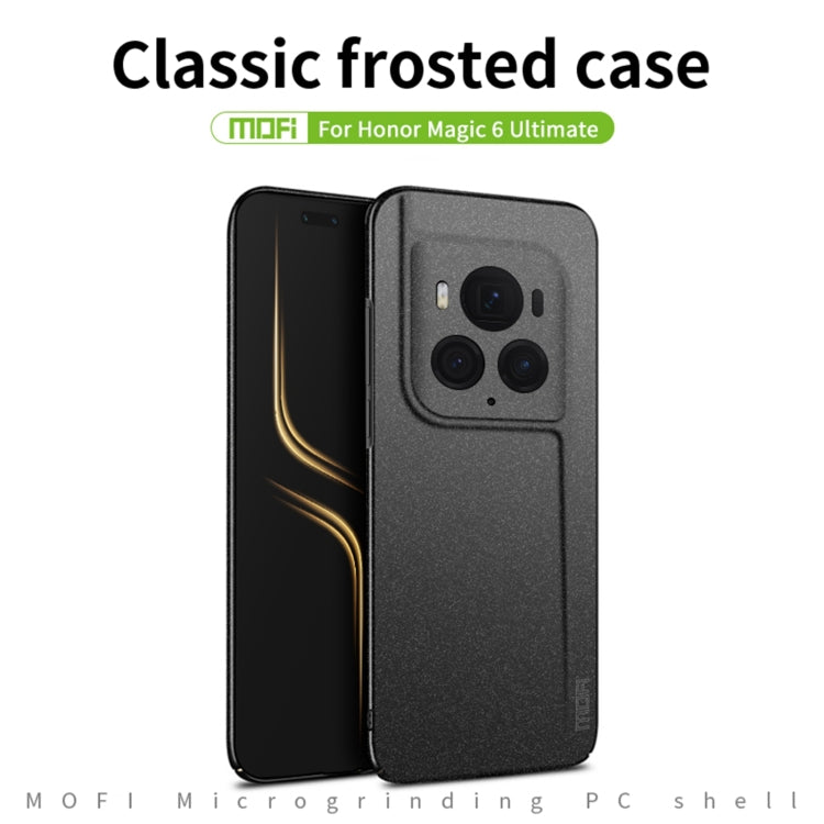 For Honor Magic6 Ultimate MOFI Fandun Series Frosted PC Ultra-thin All-inclusive Phone Case(Blue) - free shipping - PMC Jewellery - Order now!