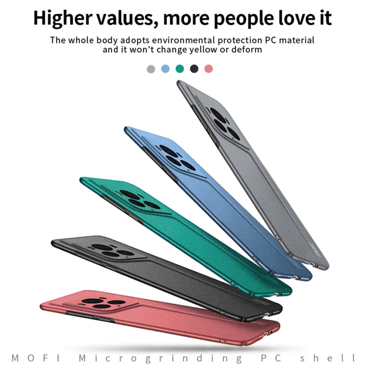 For Honor Magic6 Ultimate MOFI Fandun Series Frosted PC Ultra-thin All-inclusive Phone Case(Red) - free shipping - PMC Jewellery - Order now!