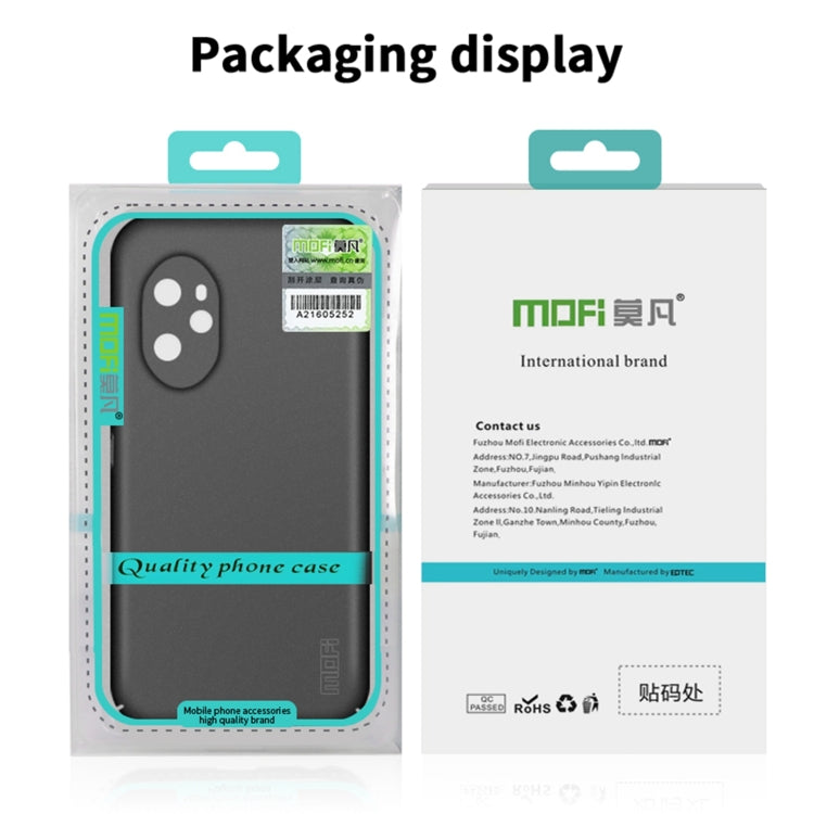 For Honor Magic6 Ultimate MOFI Fandun Series Frosted PC Ultra-thin All-inclusive Phone Case(Blue) - free shipping - PMC Jewellery - Order now!