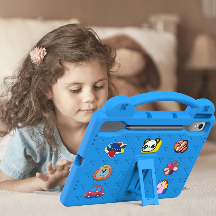 For  Lenovo Tab  P12 / Xiaoxin Pad Pro 12.7 Handle Kickstand Children EVA Shockproof Tablet Case(Sky Blue) - Lenovo by PMC TechLife | Online Shopping South Africa | PMC TechLife | Buy Now Pay Later Mobicred