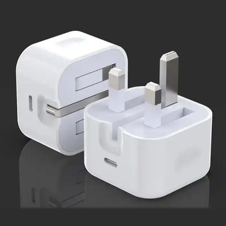 PD35W USB-C / Type-C Port Charger with 1m Type-C to Type-C Data Cable, UK Plug - USB Charger by PMC TechLife | Online Shopping South Africa | PMC TechLife | Buy Now Pay Later Mobicred