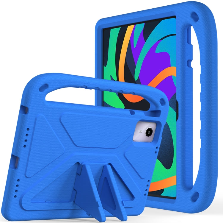 For Amazon Fire Max 11 2023 Handle EVA Shockproof Tablet Case with Holder(Blue) - Amazon by PMC TechLife | Online Shopping South Africa | PMC TechLife | Buy Now Pay Later Mobicred