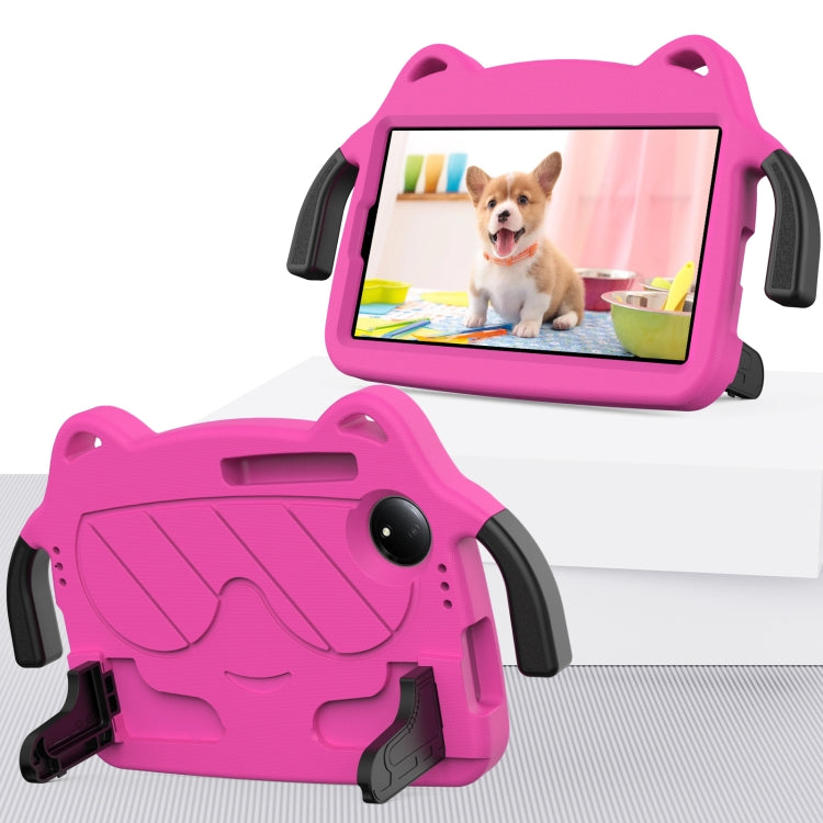 For TCL Tab 8 Gen2 2024 Ice Baby EVA Shockproof Hard PC Tablet Case(Rose Red+Black) - Others by PMC TechLife | Online Shopping South Africa | PMC TechLife | Buy Now Pay Later Mobicred
