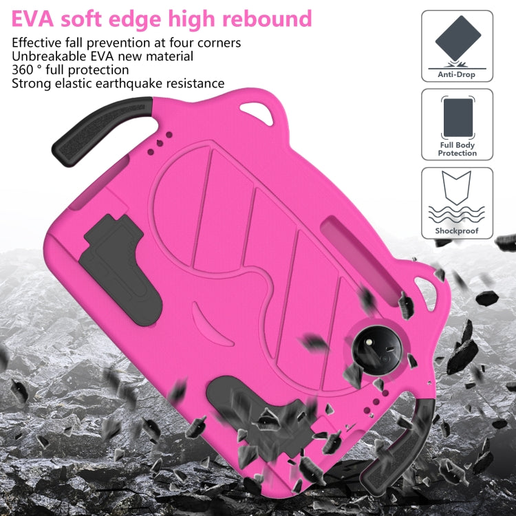 For TCL Tab 8 Gen2 2024 Ice Baby EVA Shockproof Hard PC Tablet Case(Rose Red+Black) - Others by PMC TechLife | Online Shopping South Africa | PMC TechLife | Buy Now Pay Later Mobicred
